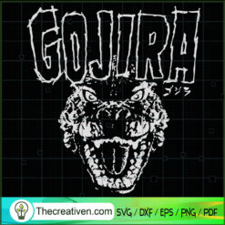 Gojira SVG, Godzilla SVG, Dinosaur SVG
