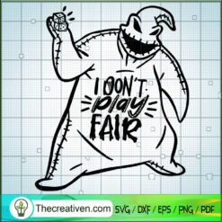 I Don't Play Fair SVG Cut File for Cricut & Silhouette