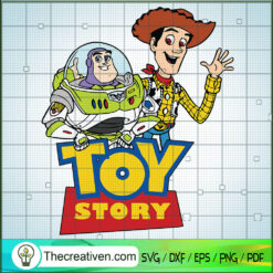 Buzz Lightyear And Woody Friends SVG Cut File for Cricut & Silhouette