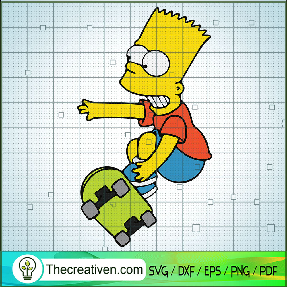 The Simpson Skateboard SVG, The Simpson SVG, Funny Cartoon SVG 1 The Simpson Skateboard SVG, The Simpson SVG, Funny Cartoon SVG