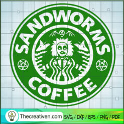 Sandworms Coffee SVG Cut File for Cricut & Silhouette Design 58586