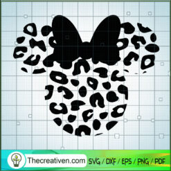 Minnie Cow Head SVG, Disney Minnie SVG, Minnie And Mickey SVG