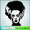 Bride Of Frankenstein Stencil SVG, Halloween SVG, Frankenstein SVG 2 74 copy 11
