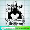 Disney Christmas SVG, Disney Castle SVG, Disney Santa Christmas SVG 3 95 copy 7