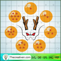 Seven Dragon Ball SVG, Shenron Dragon SVG, Dragon Ball Z SVG