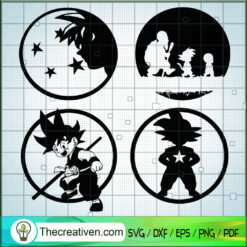 Bundle Dragon Ball SVG, Goku SVG, Dragon Ball Z SVG