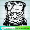 Creasy Face Frankenstein SVG Cut File for Cricut & Silhouette