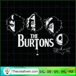 Jack Skellington And The Burtons SVG, The Burtons SVG, Jack SVG