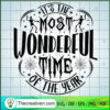 It's The Most Wonderful Time Of The Ye SVG Cut File fo Design 58863