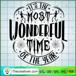 It's The Most Wonderful Time Of The Ye SVG Cut File fo Design 58863