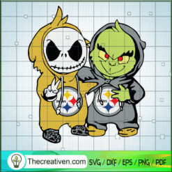 Jack And Grinch San Francisc SVG Cut File for Cricut