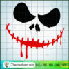Horror Face Jack Skellington SVG, Jack SVG, Scary Halloween SVG 3 162 copy 7