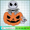 Jack Skellington In Scary Pumpkin SVG, Zero Ghost SVG, Halloween SVG