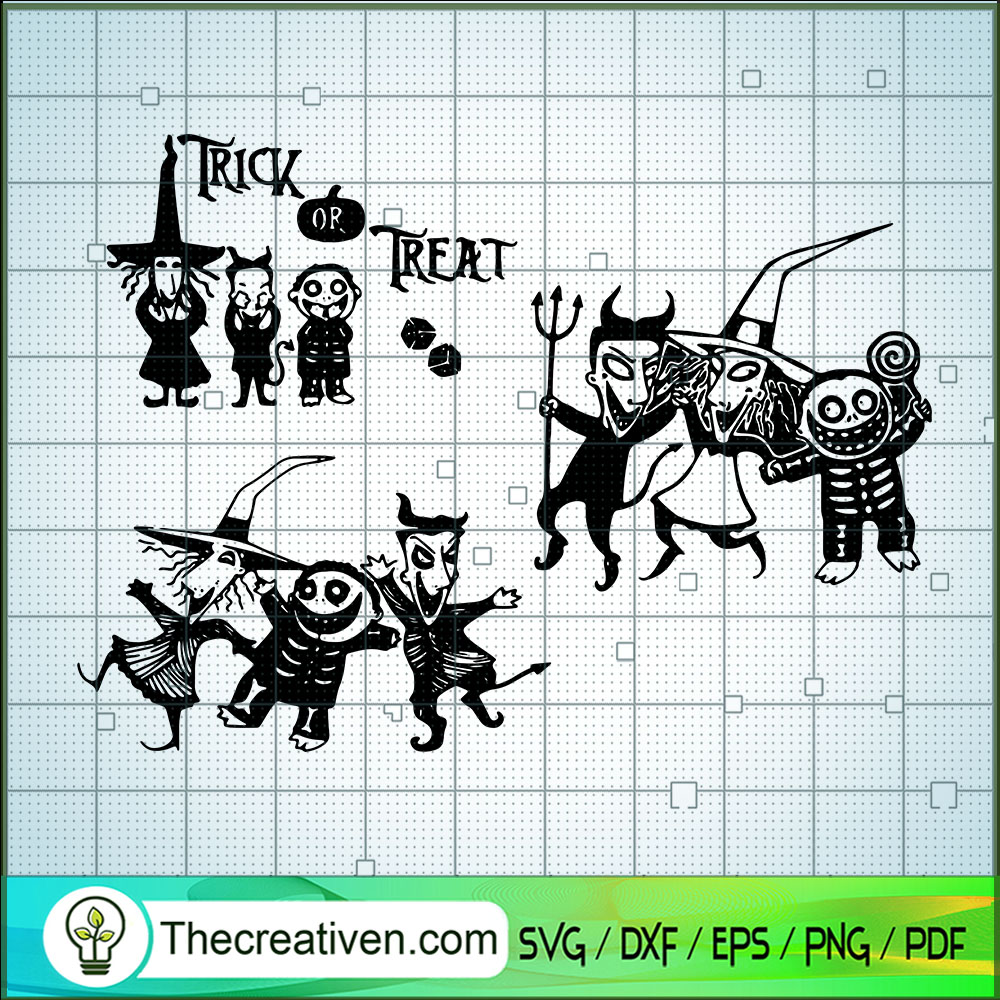 Trick or Treat Lock Shock An SVG Cut File for Cricut 1 Trick or Treat Lock Shock An SVG Cut File for Cricut