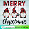 Merry Christmas Gnomes SVG Cut File for Cricut & Silho Design 58999