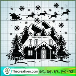 Christmas Picture SVG, Christmas SVG, Santa SVG