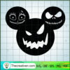Scary Mickey Head SVG Cut File for Cricut & Silhouette