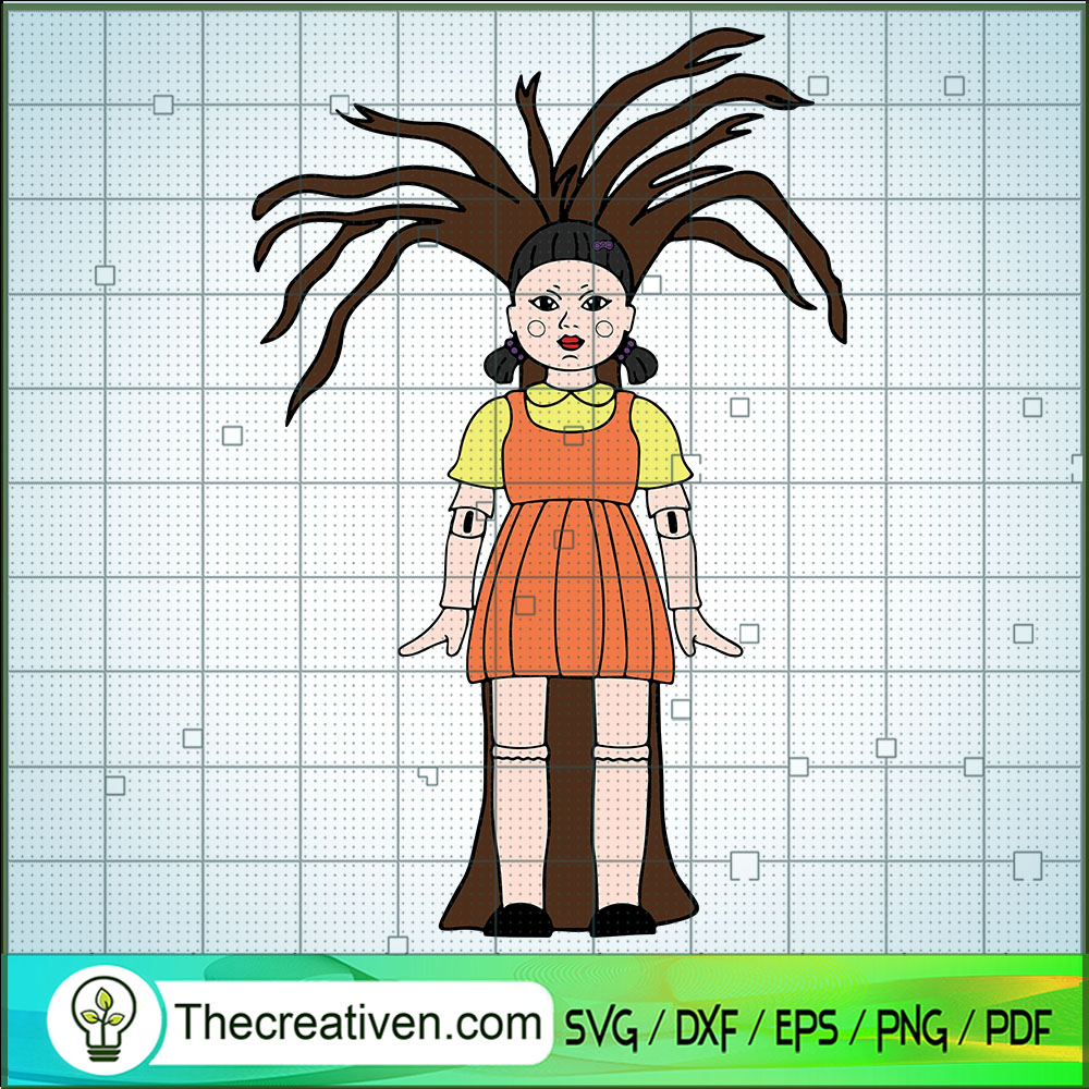 Squid Game Doll SVG, Squid Game SVG, Hot Movie SVG 1 Squid Game Doll SVG, Squid Game SVG, Hot Movie SVG