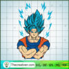 Goku Super Saiyan Blue SVG Cut File for Cricut & Silho Design 59185