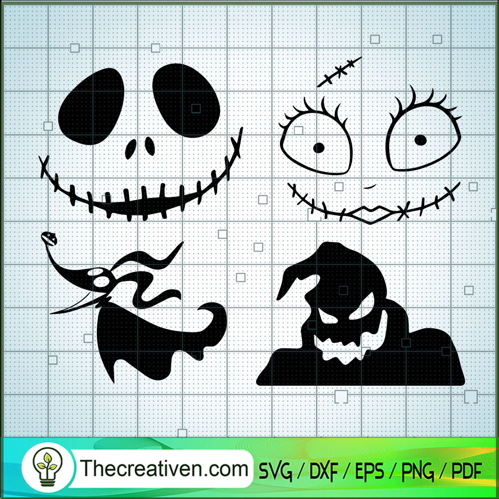 The Nightmare Before Christmas Charact SVG Cut File fo Design 59233 1 The Nightmare Before Christmas Charact SVG Cut File fo Design 59233