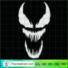 Venom Scary Black And White SVG, Venom SVG, Marvel SVG