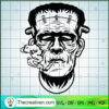 Frankenstein Smoke Weed SVG, Scary Face SVG, Frankenstein SVG 2 267 copy 1