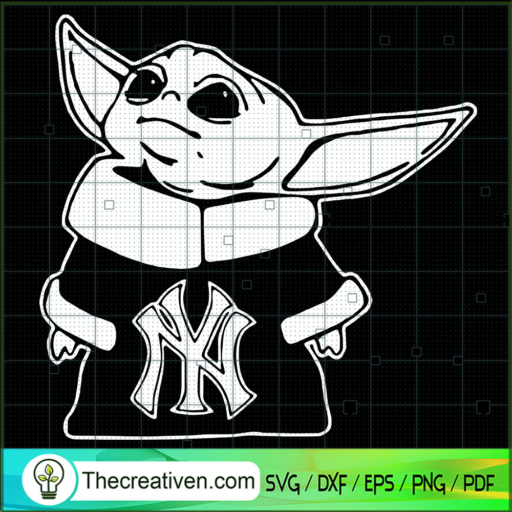 Baby Yoda New York Yankees Fan SVG, Baby Yoda SVG, MLB SVG 1 Baby Yoda New York Yankees Fan SVG, Baby Yoda SVG, MLB SVG
