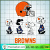 Snoopy Browns SVG, Cleveland Browns SVG, Snoopy NFL SVG