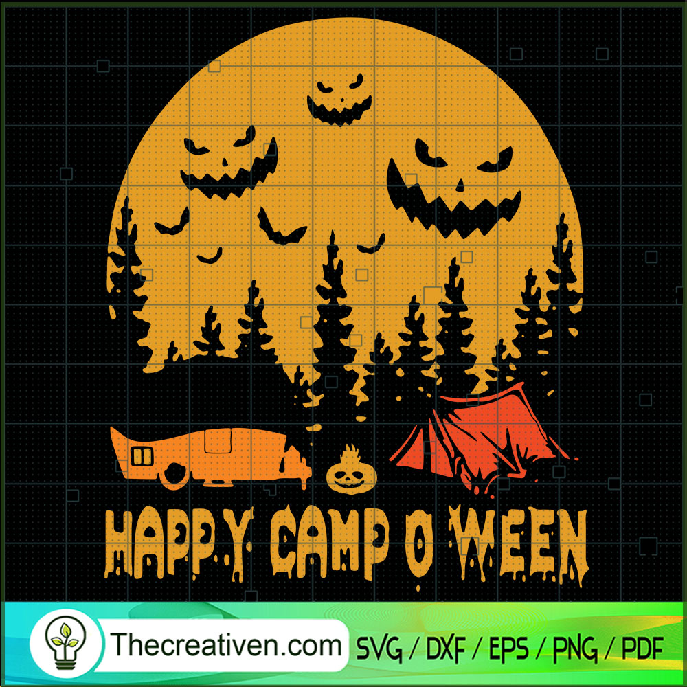 Happy Camp Halloween SVG, Camping SVG, Halloween SVG 1 Happy Camp Halloween SVG, Camping SVG, Halloween SVG