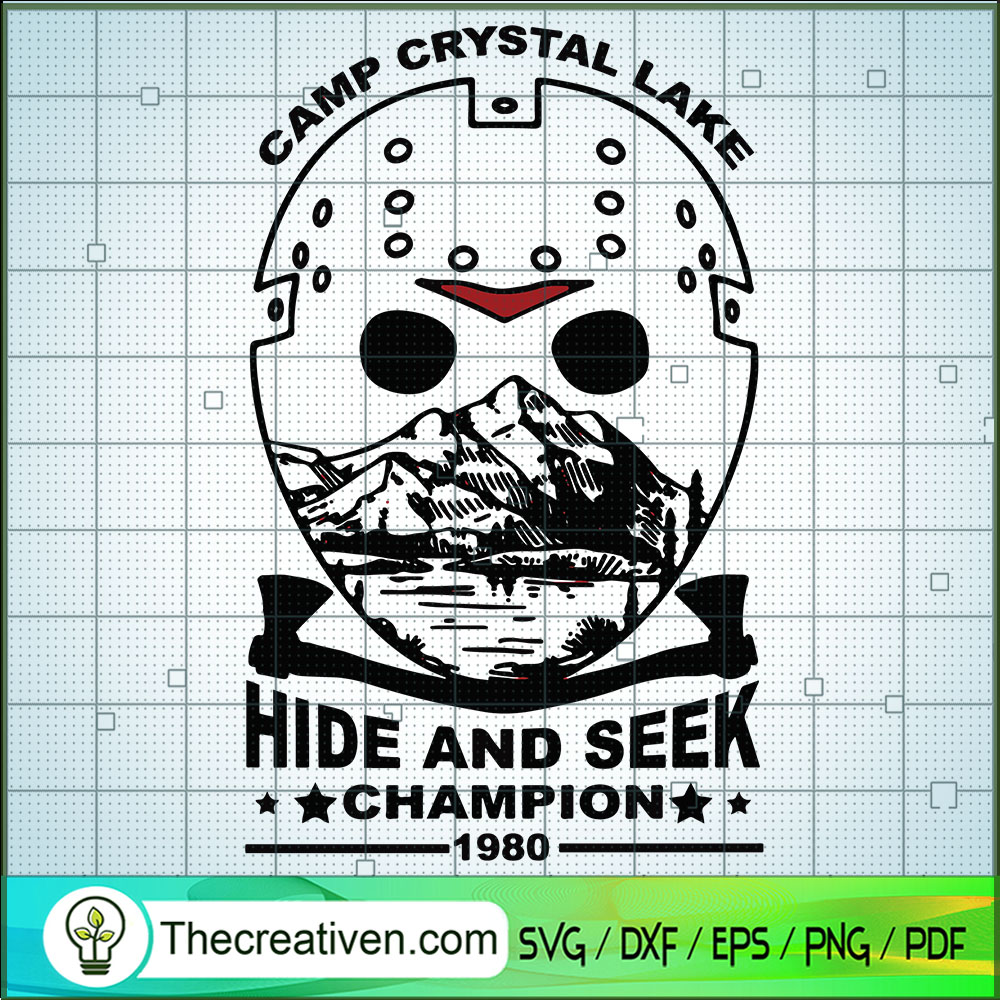 Camp Crystal Lake Hide And Seek SVG, Jason Voorhees SVG, Halloween SVG 1 Camp Crystal Lake Hide And Seek SVG, Jason Voorhees SVG, Halloween SVG