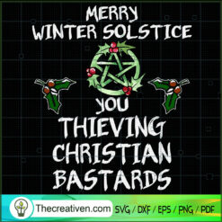 Merry Winter Solstice You Th SVG Cut File for Cricut