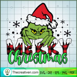 Grinch Merry Christmas SVG, Grinch SVG, Christmas SVG