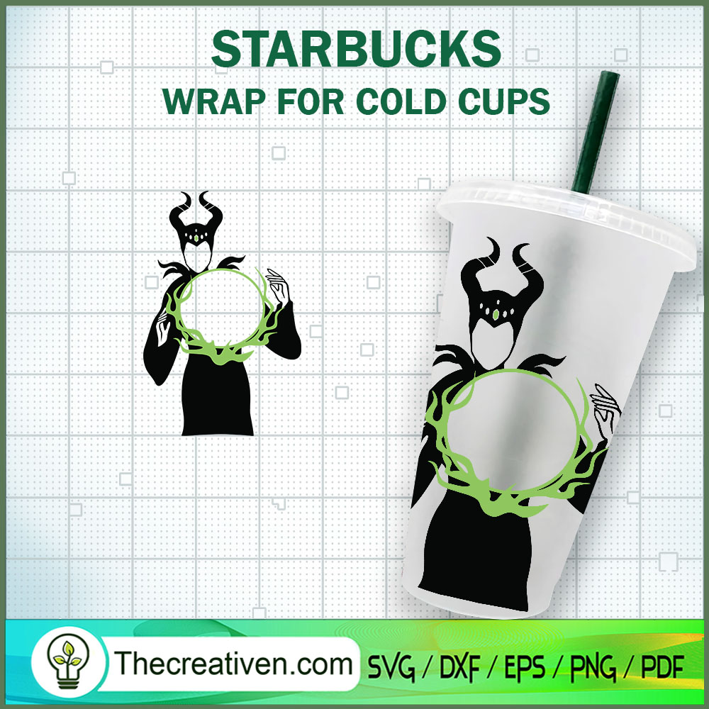 Maleficent Starbucks Warp SVG, Maleficent SVG, Starbucks Warp SVG 1 Maleficent Starbucks Warp SVG, Maleficent SVG, Starbucks Warp SVG