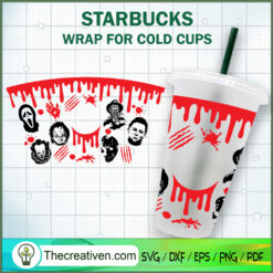 Horror Movie Characters Star SVG Cut File for Cricut