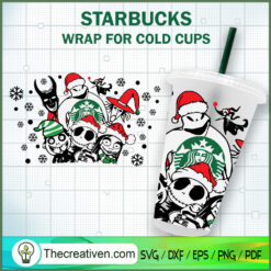 The Nightmare Before Christmas Starbuc SVG Cut File fo Design 58860