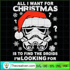 All I Want For Christmas Is  SVG Cut File for Cricut Design 59438