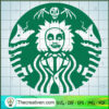 Beetlejuice Starbucks SVG, Funny Beetlejuice SVG, Halloween SVG