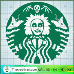 Beetlejuice Starbucks SVG, Funny Beetlejuice SVG, Halloween SVG