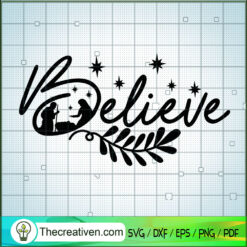 Belive Winter SVG, Belive Christmas SVG, Merry Xmas SVG