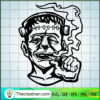 Frankenstein Smoking Weed SVG Cut File for Cricut & Silhouette