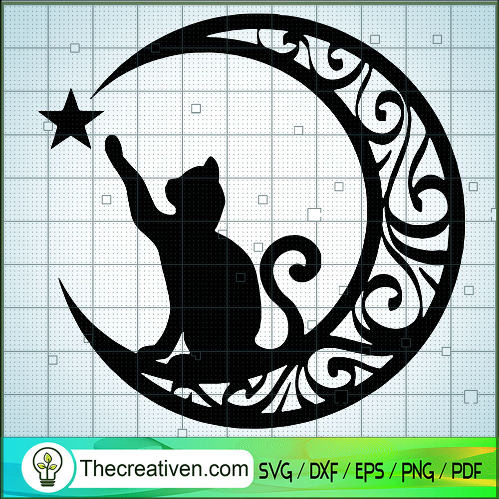 Cat Dream Star SVG, Cat SVG, Pet SVG 1 Cat Dream Star SVG, Cat SVG, Pet SVG