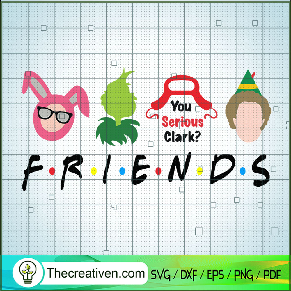 Christmas Friends SVG Cut File for Cricut & Silhouette Design 59498 1 Christmas Friends SVG Cut File for Cricut & Silhouette Design 59498