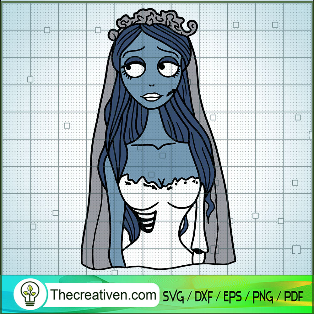 Scary Emily SVG, Corpse Bride SVG, Halloween SVG 1 Scary Emily SVG, Corpse Bride SVG, Halloween SVG