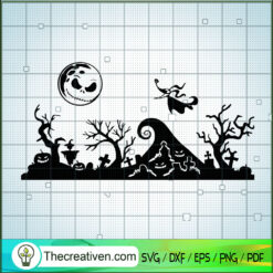 Jack Skellington Nightmare Scene SVG Cut File for Cricut & Silhouette