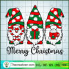 Merry Christmas Gnome SVG, Gnomes Christmas SVG, Merry Xmas SVG