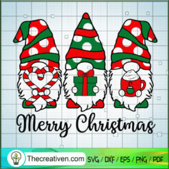 Merry Christmas Gnome SVG, Gnomes Christmas SVG, Merry Xmas SVG