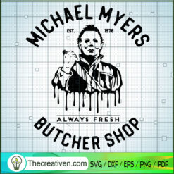 Michael Myers Butcher Shop SVG Cut File for Cricut & S Design 59695