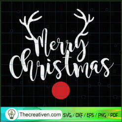 Reindeer Merry Christmas SVG, Reindeer SVG, Christmas SVG