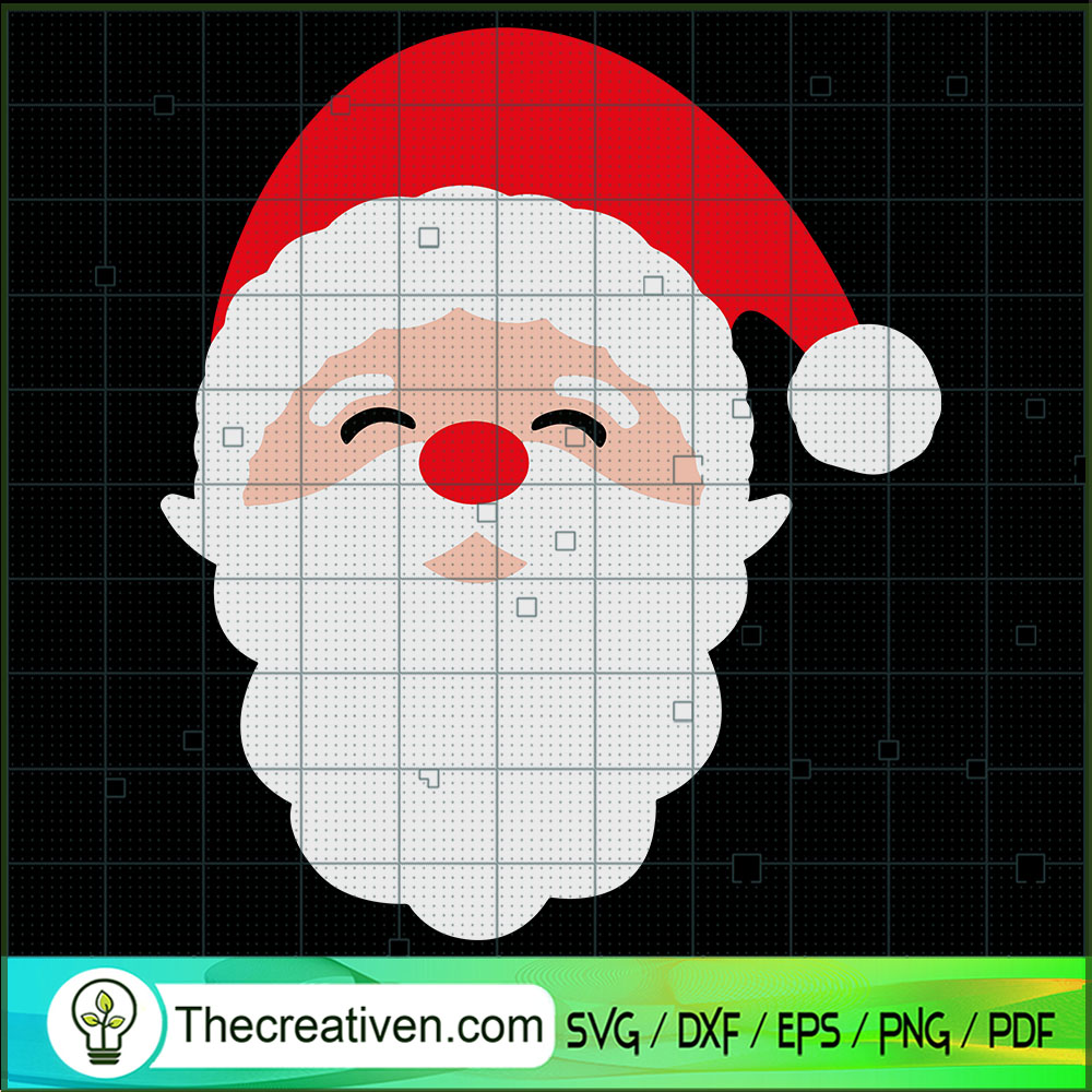 Santa Claus Funny Face SVG, Santa Christmas SVG, Santa SVG 1 Santa Claus Funny Face SVG, Santa Christmas SVG, Santa SVG