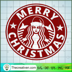 Starbucks Christmas Logo SVG Cut File for Cricut & Silhouette